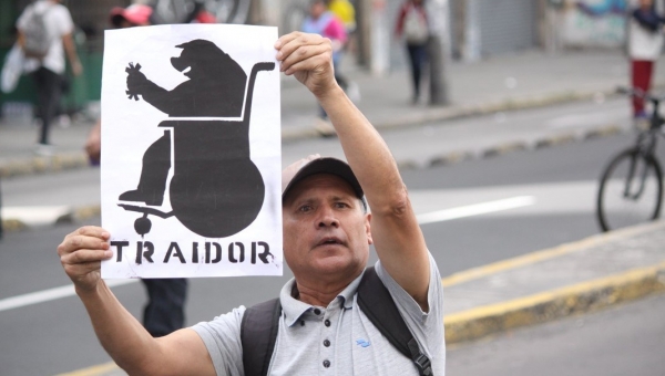 Foto: Demonstrasjoner mot Lenin Moreno, oktober 2019. Octavio Pedicino.